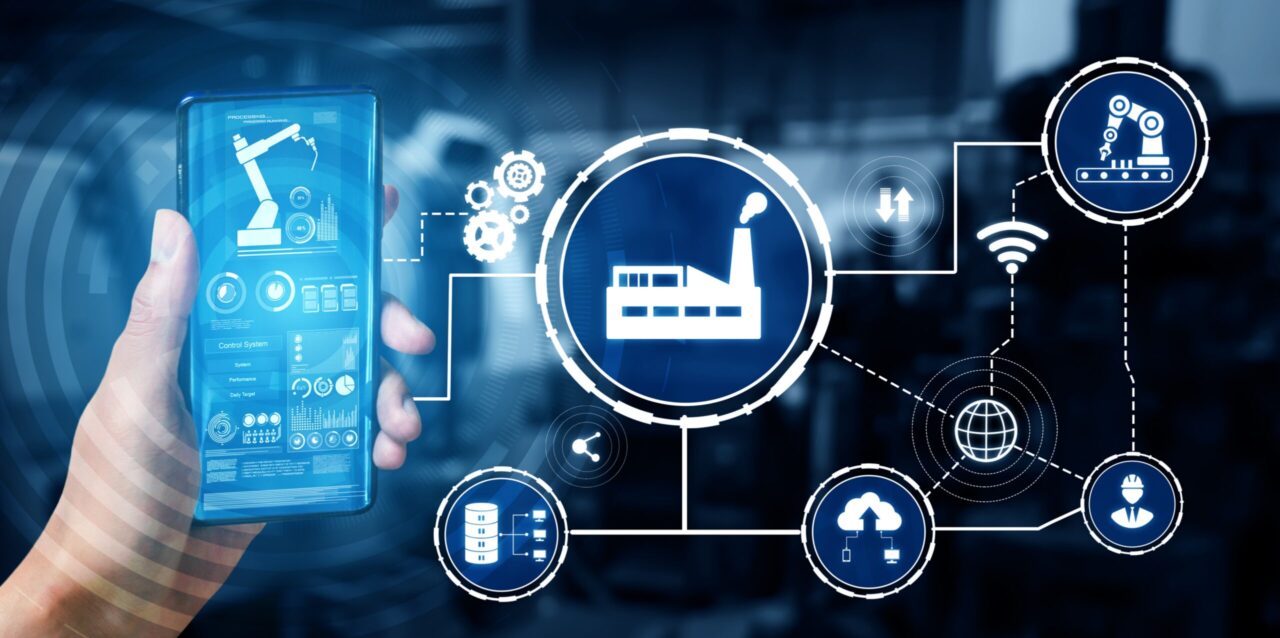 Industrial Automation Engineer with Control Panel