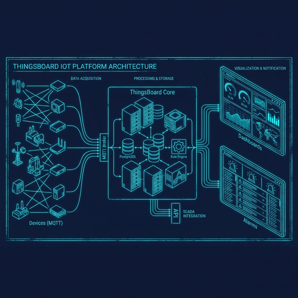 Thingsboard Industrial: SCADA Master Guide and Rule Chains